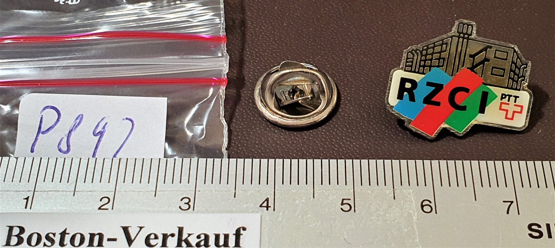Placchette & Badge: P892 - Pin Post PTT  RZCI – Usato da Reinach BL venduto da Boston-Verkauf 1