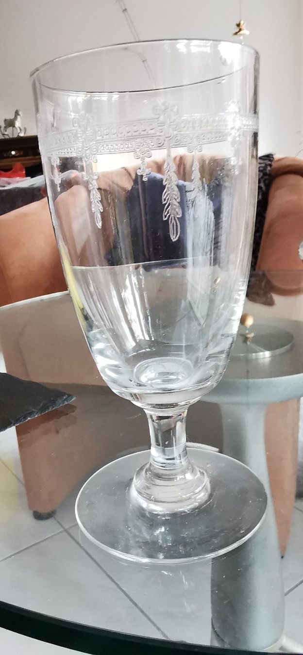 Gläser: Kaffeeglas geritzt ca.1940 – Gebraucht aus Aadorf von Chnorli-Furz 3