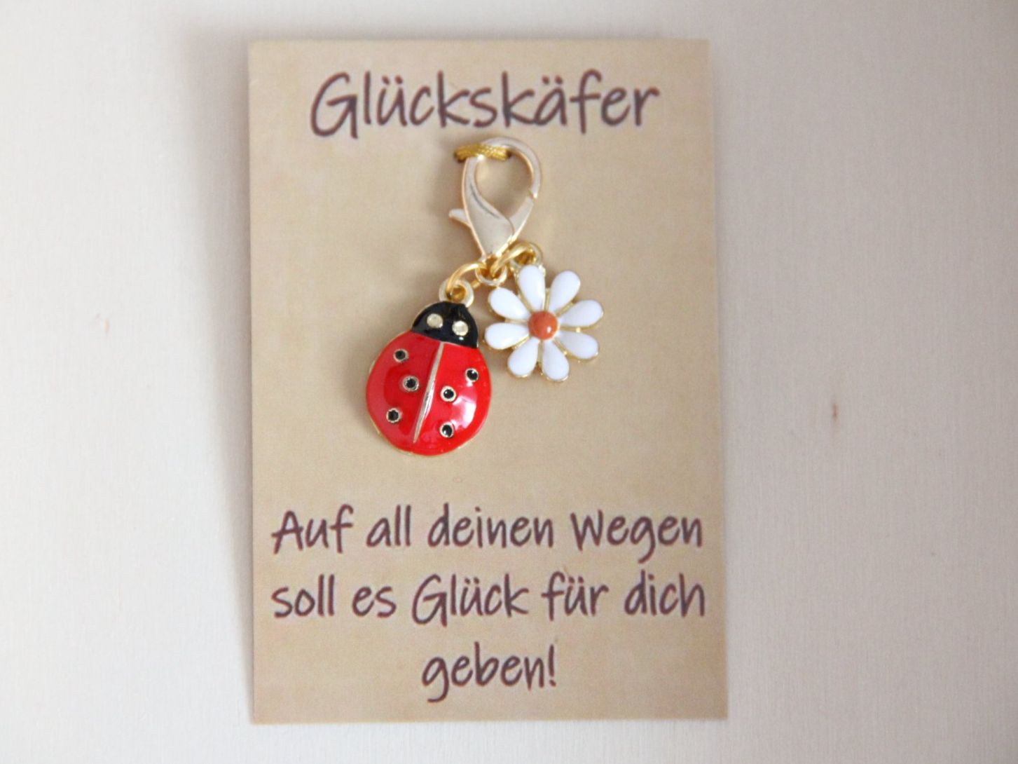 Portachiavi: GLÜCKskäfer - Anhänger – Nuovo e nell'imballaggio originale da Frauenfeld venduto da Metaria369