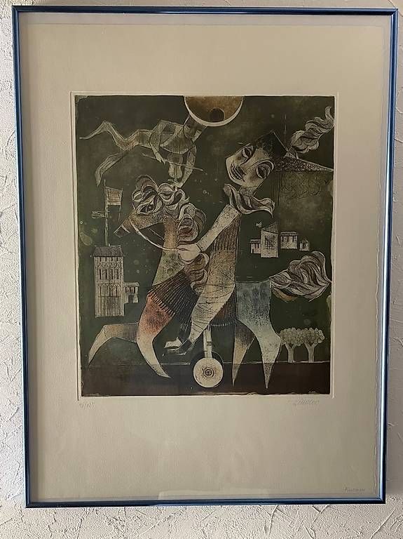 Grafica & Litografie: 5 Lithos mit Rahmen ein Preis – Usato da Birmensdorf venduto da Mara28 4