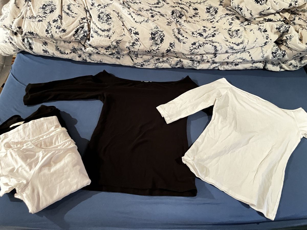 Lotti di vestiti: 7 x Basic Shirts H&M lang/kurz L (M) – Usato da Rüdlingen venduto da Lichee 2