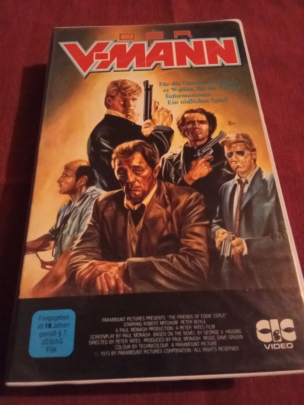 Alle VHS: Der V-Mann (USA 1973) mit Robert Mitchum CIC Video VHS 2187 – Gebraucht aus Remetschwil von Hofiii