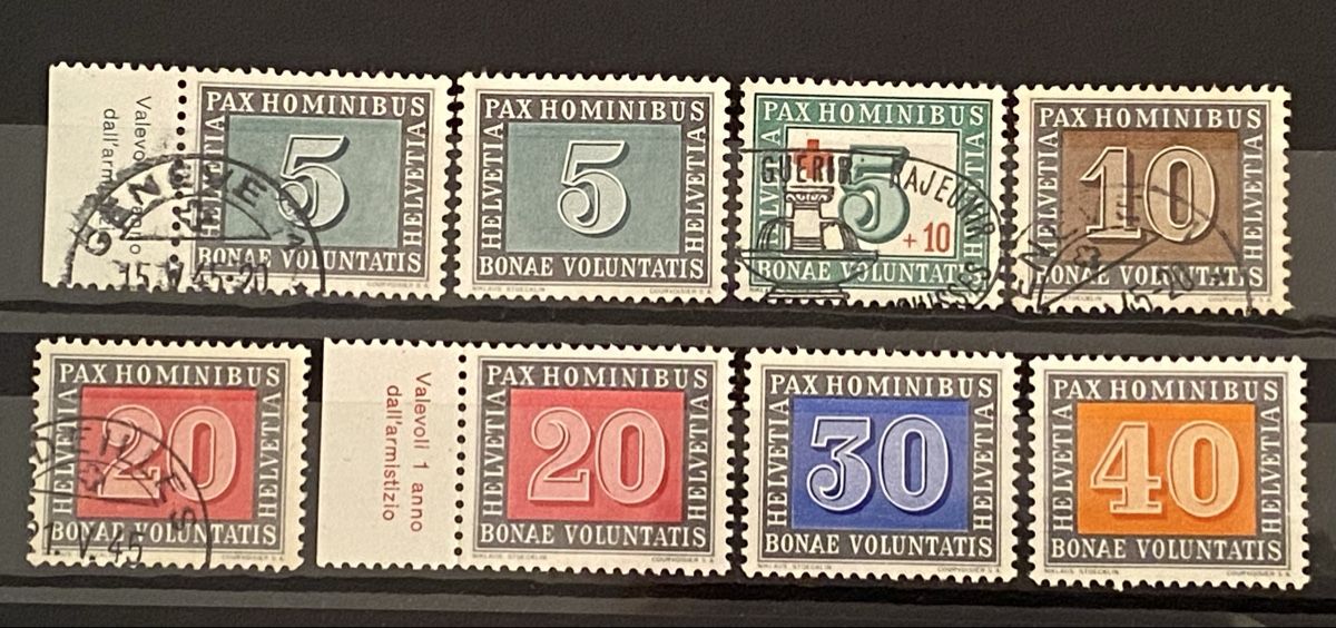 Tutti i francobolli: Timbres PAX -  Suisse – Usato da Petit-Lancy venduto da Solcarm
