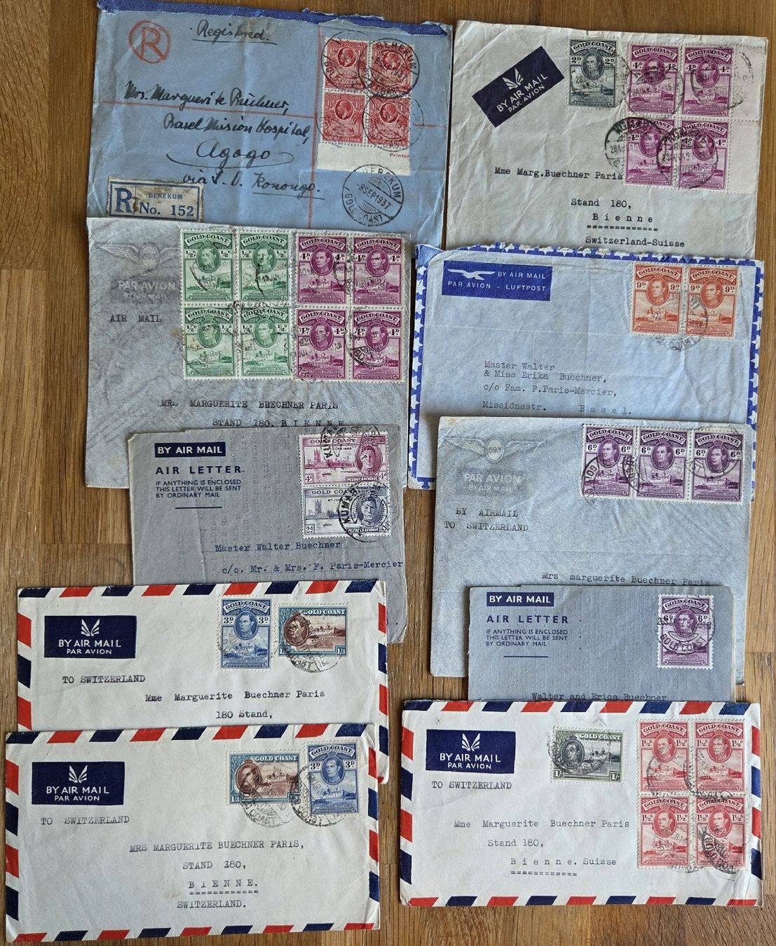 Tous les timbres: Briefpost Ausland über 40 Couvert – D'occasion à Stans par Ducati16 1