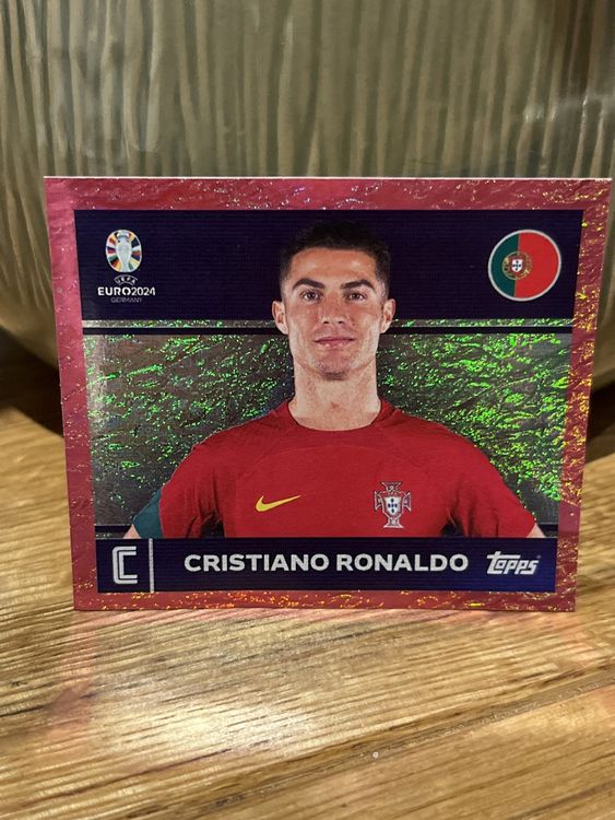 UEFA Euro 2024 Topps Sticker POR 2 PINK RONALDO PINK | Kaufen auf Ricardo