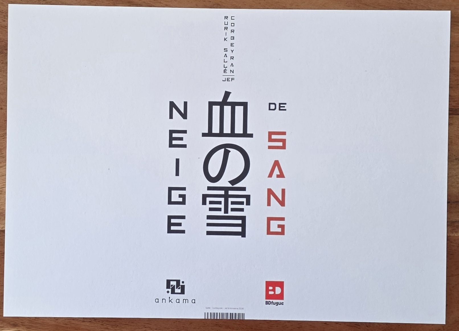 Fumetti: Ex-Libris Neige de sang  21X29 CM – Nuovo (secondo la descrizione) da Dorénaz venduto da DaWiiD 1