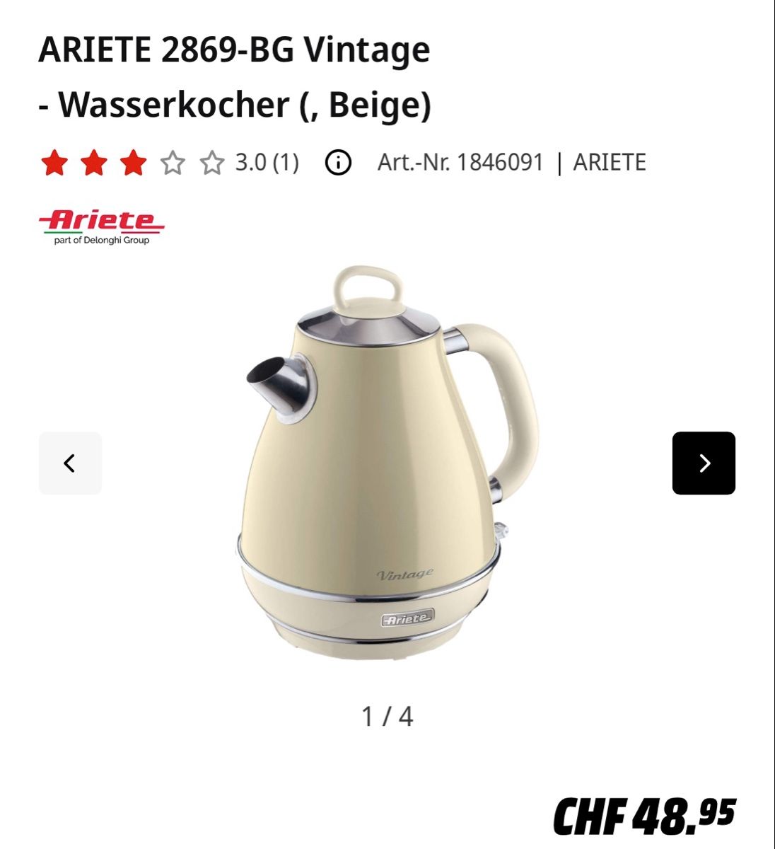 Bollitori: Wasserkocher NEU – Nuovo (secondo la descrizione) da Winterthur venduto da f_l_mons_ 1