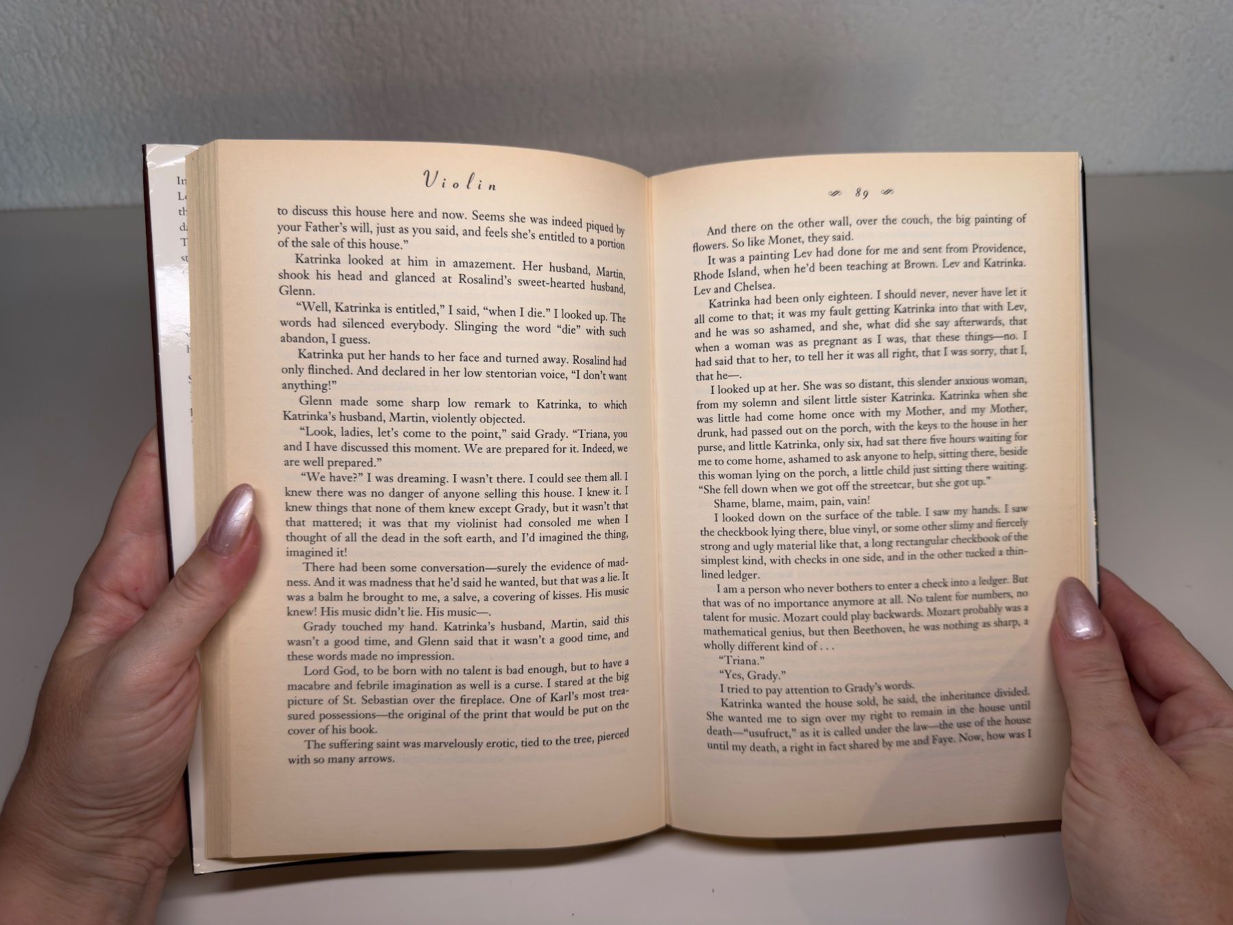 Libri: NOVEL: Anne Rice, Violin – Usato da Grosswangen venduto da English_books 5