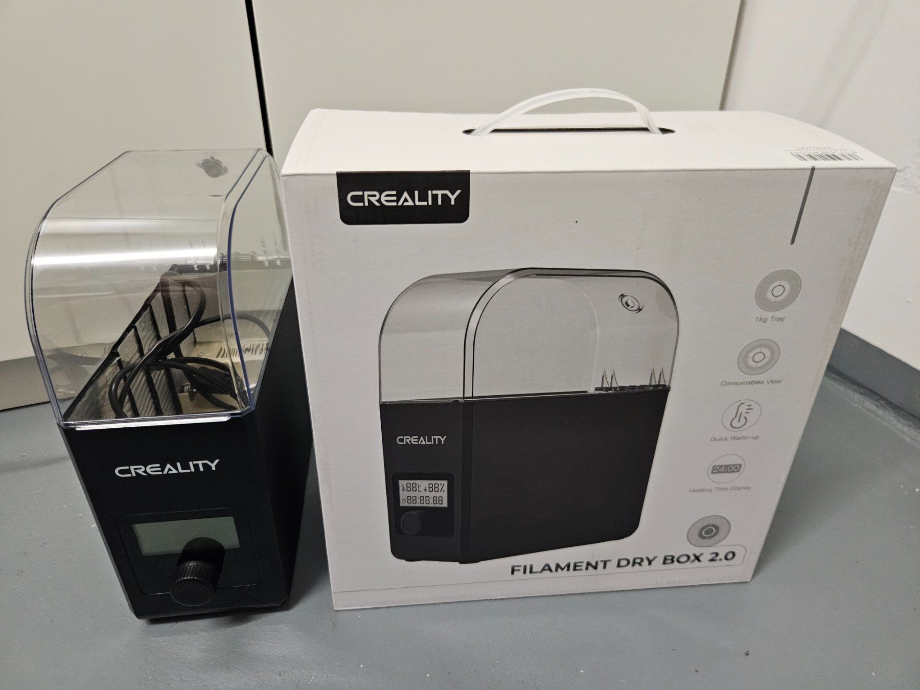 Creality Stampanti 3D: Creality Filament Trockenbox 2.0 – Usato da Grenchen venduto da andi19801