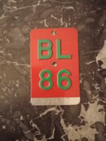 Velonummer BL Baselland 1986 40 Geburtstag