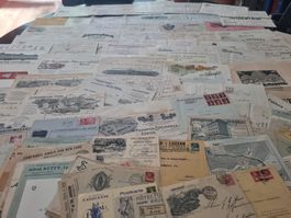 posten mit ca. 100 CH Firmen Briefe + Belege
