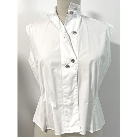 Bluse Gr. M/L Knöpfe mit Pferdekopf-Motiv VINTAGE 1950s