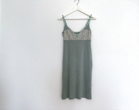 Schlafhemd Nachtkleid Nachthemd Pyjama Gr.M Baumwolle