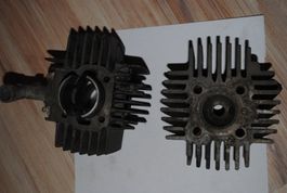 Original Zylinder Puch 3 Einlass offen tuning Kühlrippen def