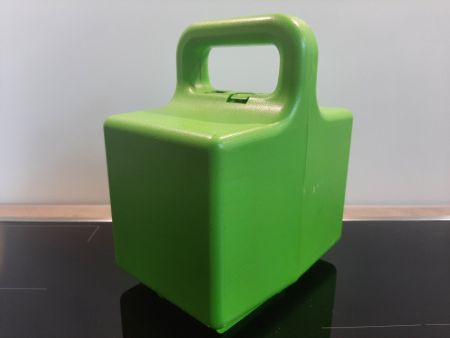 Vintage 70er Jahre Space Age Kassettenkoffer Box Grün 60er