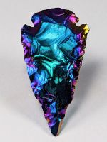 Aura Obsidian Pfeilspitze - Titan beschichtet 37mm