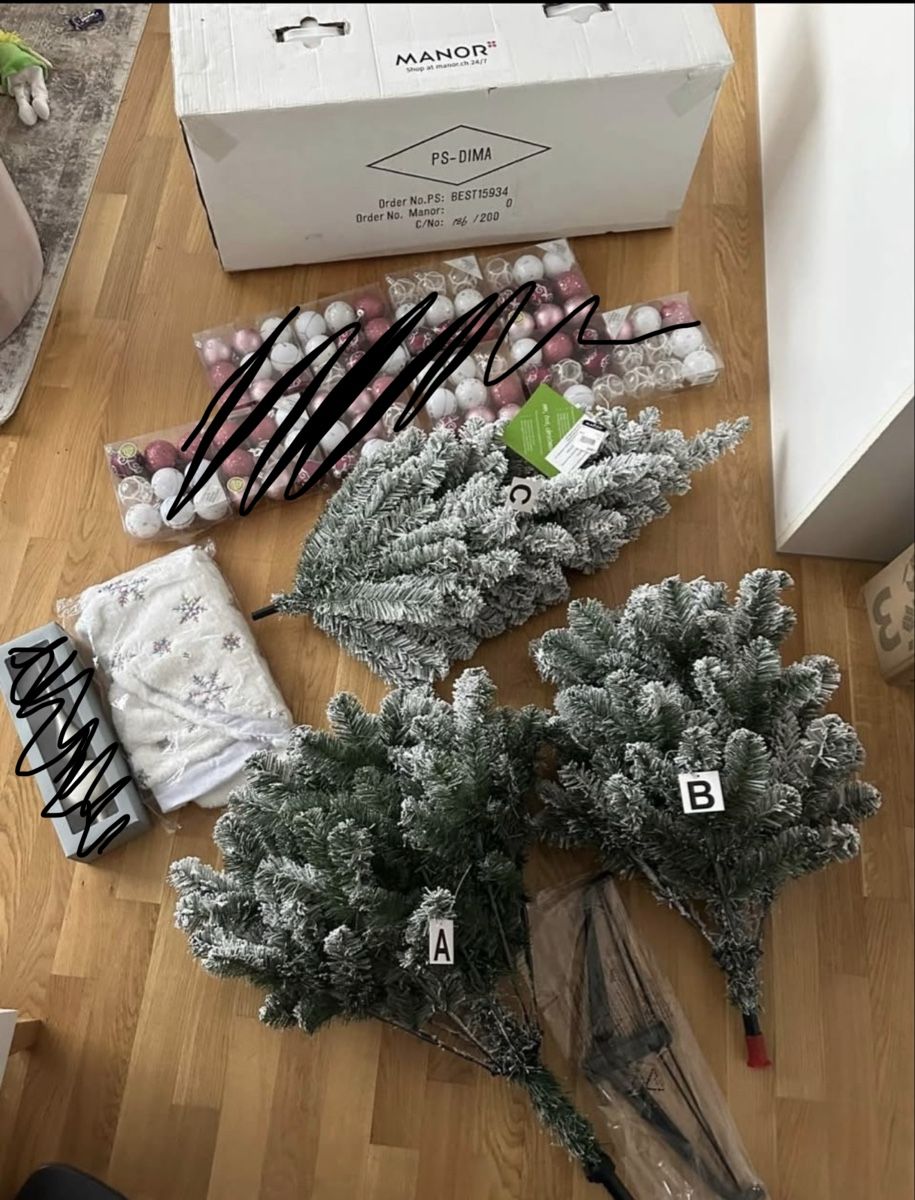 Manor Tutte le decorazioni: Weinachtsbaum Manor – Nuovo e nell'imballaggio originale da Hedingen venduto da S.Alic01