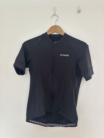 Radtrikot straede schwarz loose fit