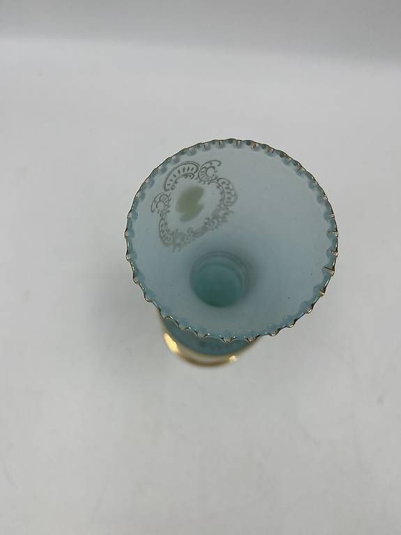 Vasi & Recipienti: Vase ancien opaline bleue  – Nuovo e nell'imballaggio originale da Genève venduto da Eric1823 2