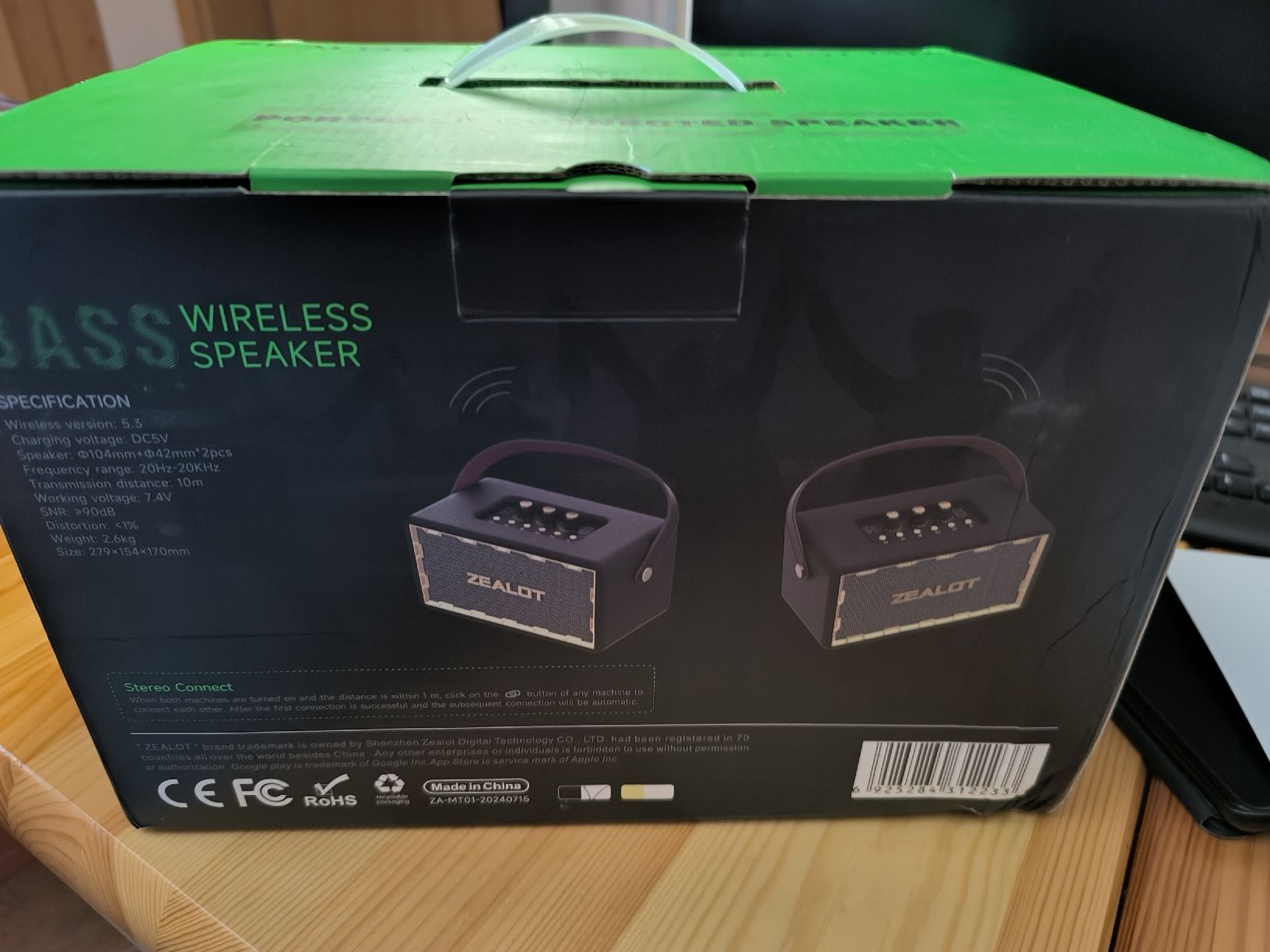 Casse acustiche: Zealot-MT01 Bluetooth Lautsprecher  – Nuovo e nell'imballaggio originale da Frutigen venduto da Chenel0815 3