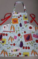 Kochschürze, Cuisine, Kitchen, Gemüse; neu, Handarbeit