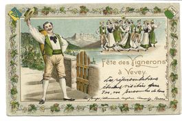 Vevey (VD) Fête des Vignerons - Präge-Litho - Lausanne 1905