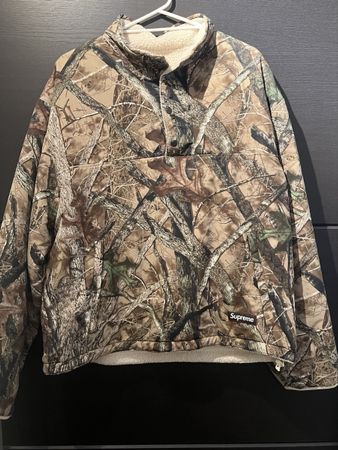 Supreme reversible jacket - Camo/Pile  - Size L