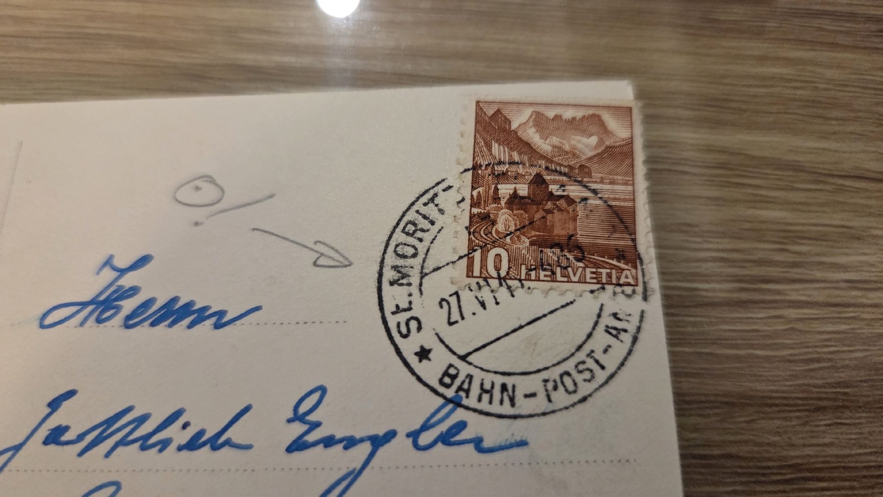 Ansichtskarten: Ansichtskarte Campologno Bahnpoststempel – Gebraucht aus Arni AG von Moth68 2