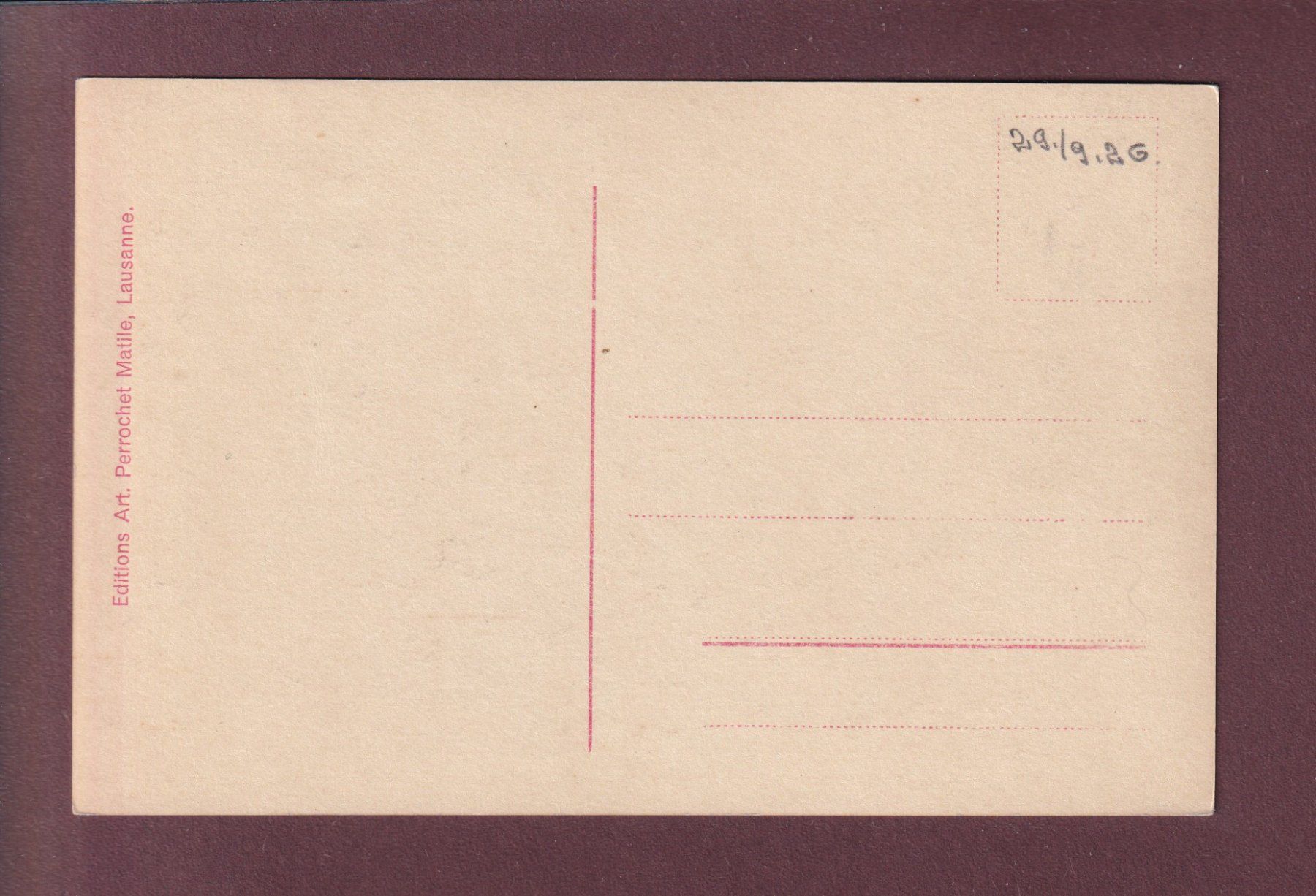 Cartoline postali: LAUSANNE - Temple de St. François – Usato da Pully venduto da nicecards 1