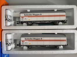 Roco H0 , 2x Schiebewandwagen Hbis SBB "Schindler Waggon"