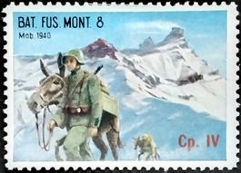 Soldatenmarke 2.WK,Gebirgs Füsilier Kp IV/8, Wi Inf 102
