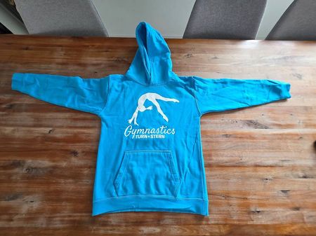 COLLEGE HOODY TÜRKIS BY TURNSTERN