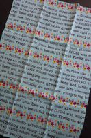Neu Handtuch Küchentuch Geschirrtuch mit Blumenmuster türkis