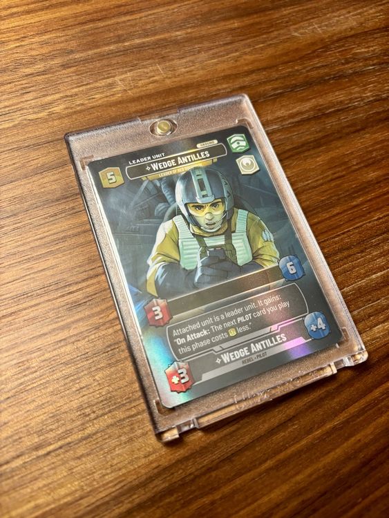 Star Wars Unlimited Wedge Antilles Leader of Red SquadronV.2 2
