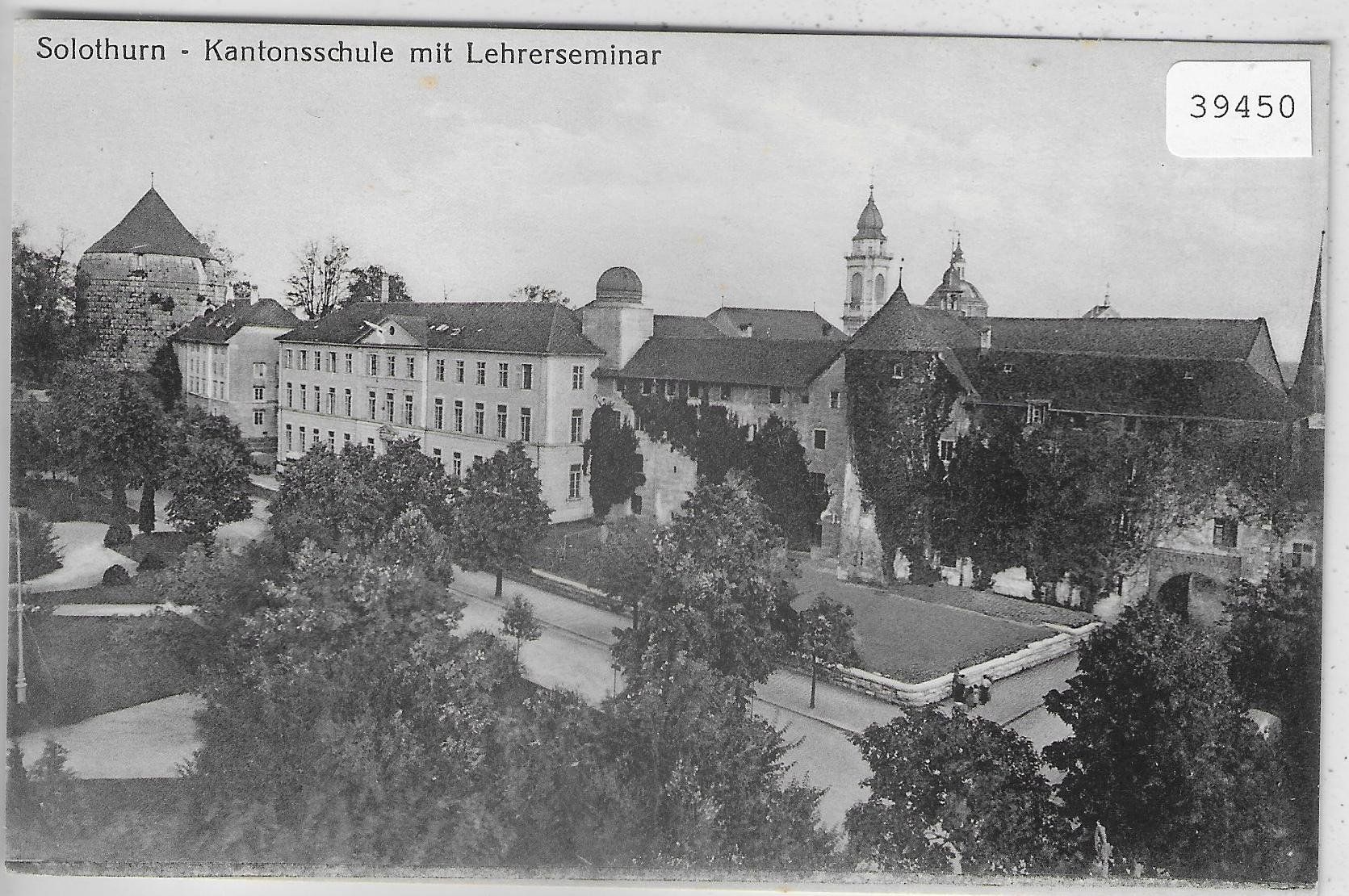 Cartes postales: Solothurn - Kantonsschule mit Lehrerseminar – D'occasion à Ettingen par Kartenplanet
