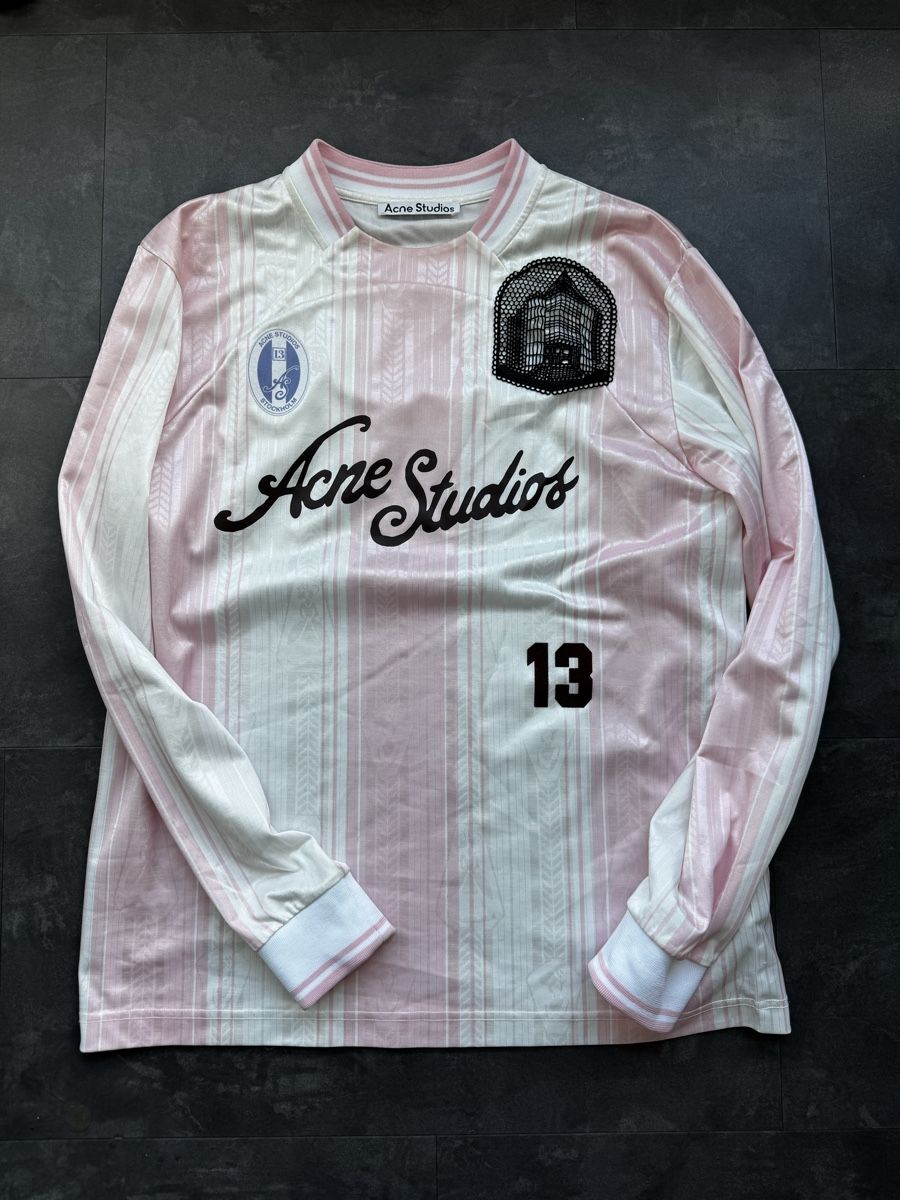 Canottiere & Pantaloni: Acne Studios Pink Football Jersey – Usato da Zürich venduto da forestF4iry