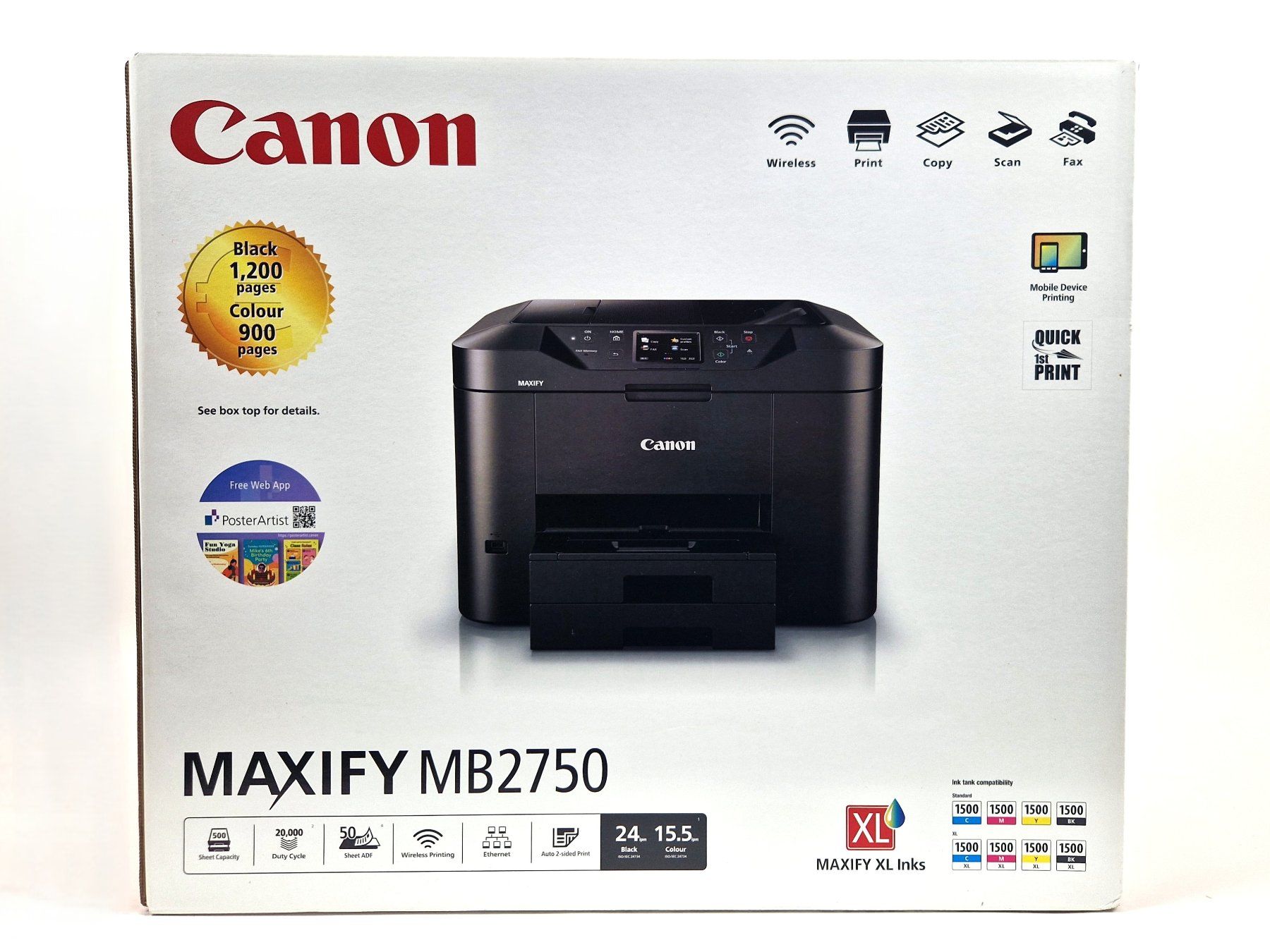 Canon Stampanti: Multifunktionsdrucker - Canon Maxify MB2750 – Nuovo (secondo la descrizione) da Basel venduto da Restwert_Basel