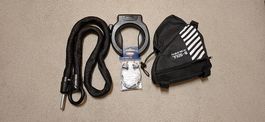Abus 4750S NR Rahmenschloss mit 130cm Kette und Adapter