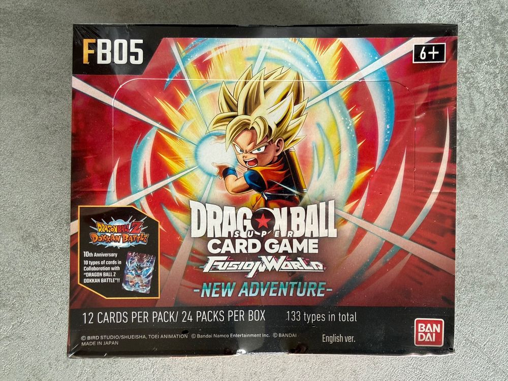 FB05 Dragon Ball Fusion World Booster Box - New Adventure (Neu und ...
