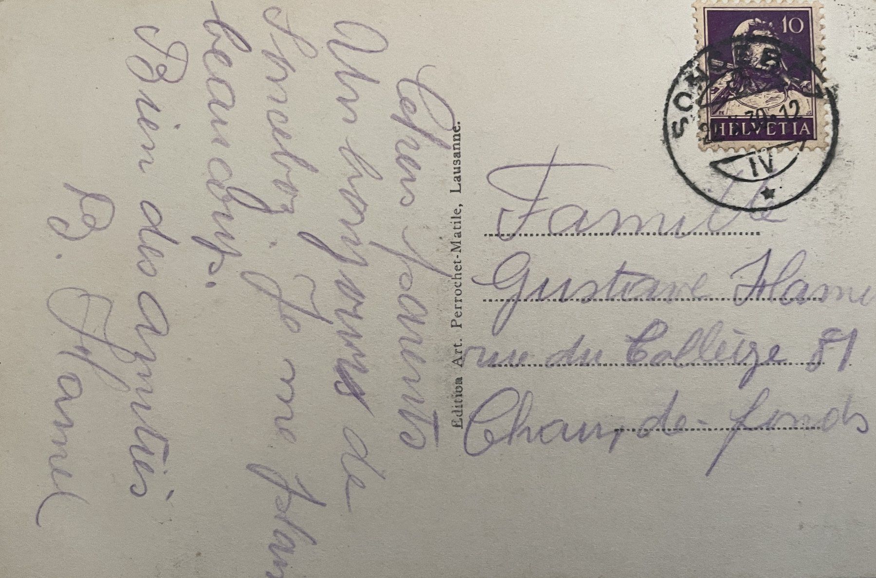 Cartoline postali: Sonceboz - Sombeval – Usato da Savagnier venduto da Ne2065 1