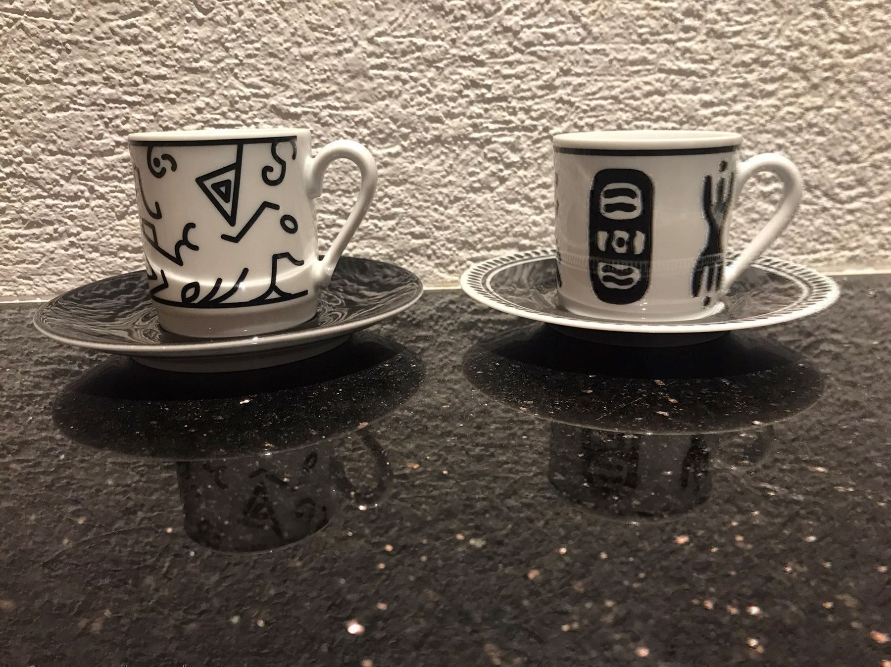 Tazze: Black & White Espressotassen – Usato da Niederweningen venduto da baghirac 5