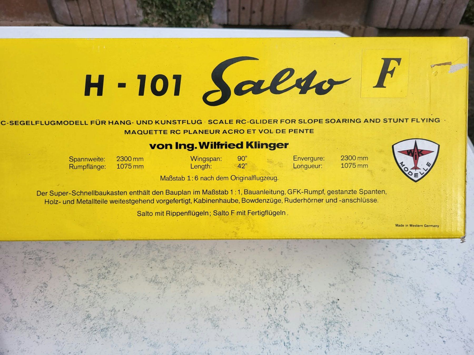 RC Modellbau: Segelflugzeug – Neu (gemäss Beschreibung) aus Farnern von Delta-Uno 1