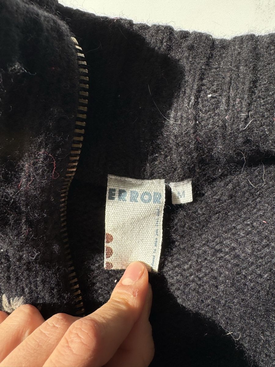 Maglioni & Felpe: Embroidered Wool Blend Cardigan ERROR – Usato da Zürich venduto da forestF4iry 1
