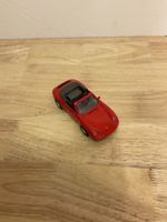 Welly Porsche 911 Cabrio rot Spielzeugauto guter Zustand