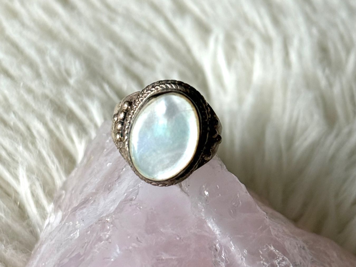 Anelli: Ring Silber mit Perlmut – Usato da Istighofen venduto da Ringparadies