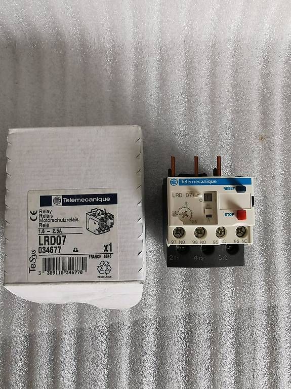 Elektronikbauteile: Motorschutzrelay – Neu und originalverpackt aus Sirnach von 12101963