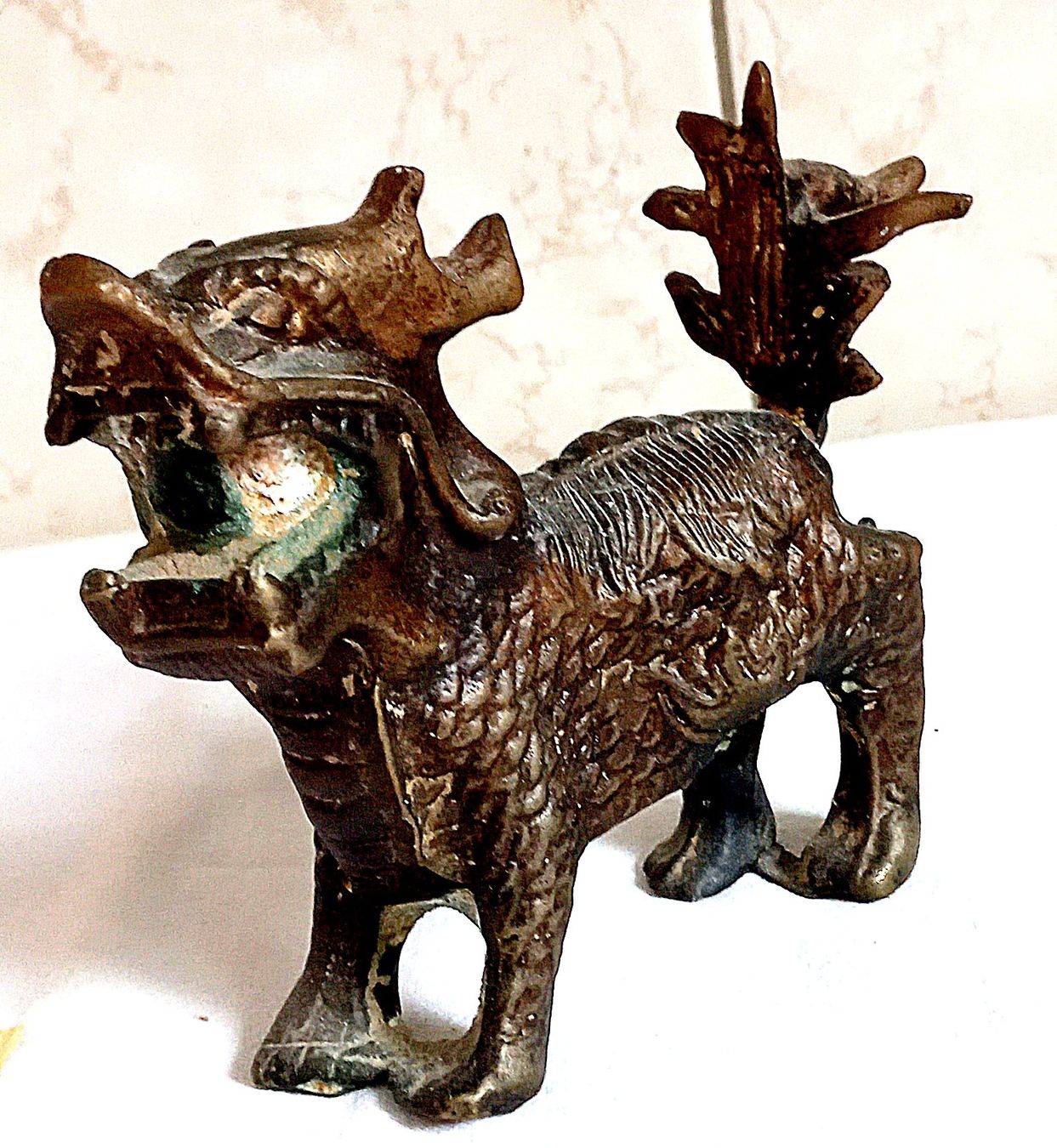 Sculture & Statue: Tempelwächter Messing China – Usato da Baar venduto da 2cvbaar 3