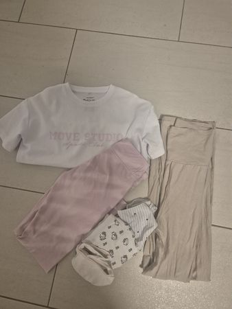 Mädchen Kleidung T-Shirts und Hosen Grösse 134 - 140