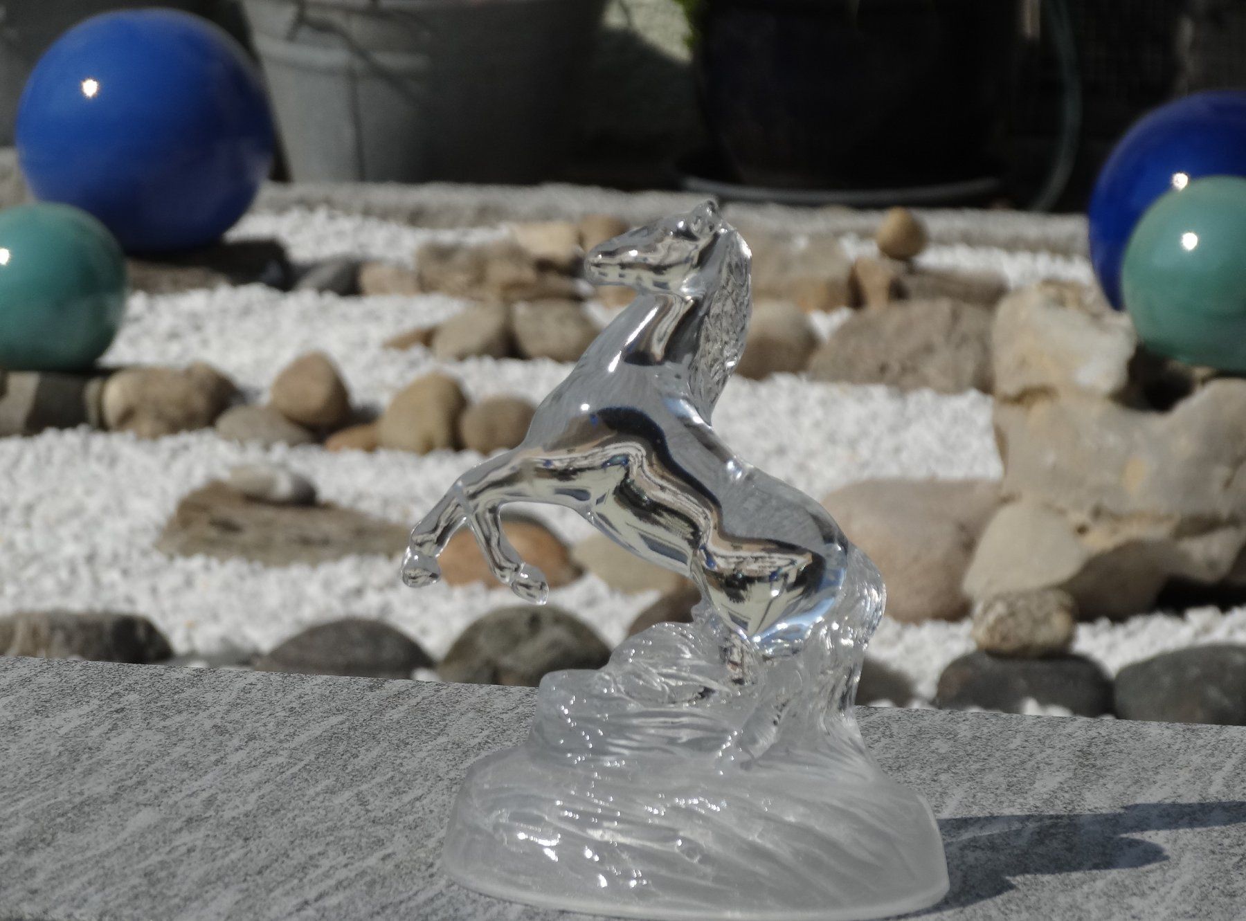 Statuette: Aus der Glasvitrine: Pferd aus Glas – Usato da Allschwil venduto da Boutique_16b 4