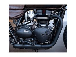 Ligne d'échappement BAAK courte Full Black pour Triumph